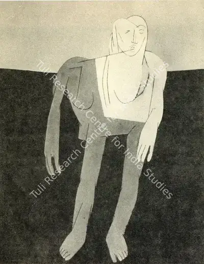 Tyeb Mehta (Artist), Solitude, 1981, Painting