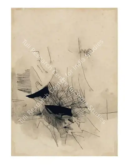 Nasreen Mohamedi (Artist), Untitled, 1965, Drawing