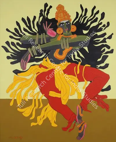 Thota Vaikuntam (Artist), Untitled (Shiva), 2008, Painting
