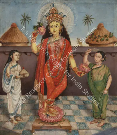 Early Bengal School (Artist), Untitled (Laxmi), 1890, Painting