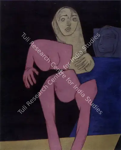 Mehta, Tyeb (Artist). Untitled. Oil on canvas, 1976 | Painting | FineArts | 00371734