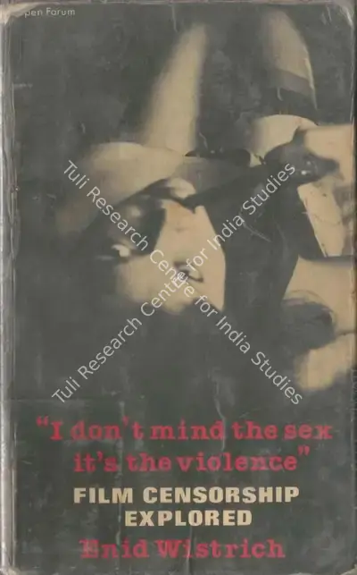 Enid Wistrich (Author), I Don't Mind the Sex, It's the Violence, 1978, Authored Book