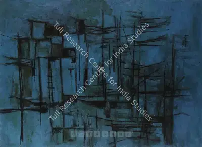 B. Prabha (Artist), Kashmir, 1963, Painting
