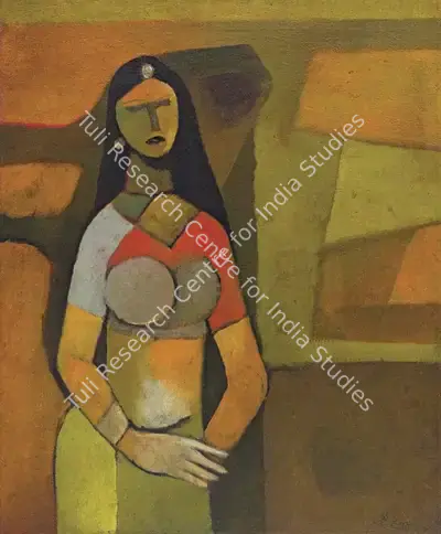 Dasgupta, Bimal (Artist). Untitled, circa 1950 | Painting, AG.Mum/11.03.26, 2026 · Asta Guru