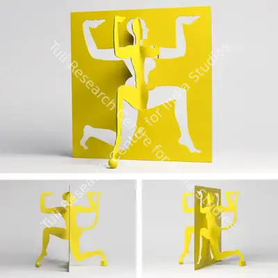 Dhruva Mistry (Artist), Spatial Diagram 04: Golden Yellow, 2004, Sculpture