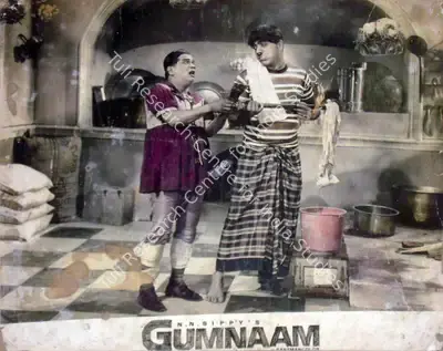 K.H. Kapadia (Cinematographer), Gumnaam, 1965, Lobby Card