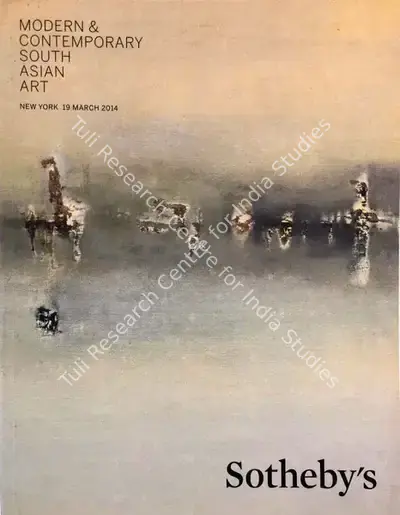 Sotheby's (Auction House), Modern & Contemporary South Asian Art, 2014, Auction Catalogue