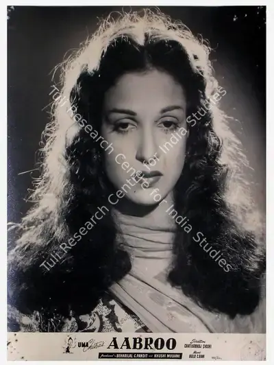 Khushi Mulvani (Producer), Aabroo, 1956, Lobby Card