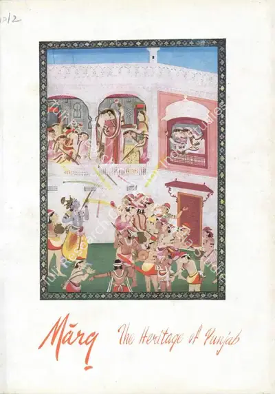 Anand, Mulk Raj (General Editor). Marg - The Heritage of Punjab. 10(2). Bombay: Marg, March 1957 | Magazine | FineArts | 00760199