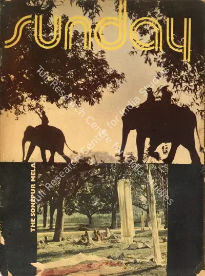 Aveek Sarkar (Editor), Sunday, 1974, Magazine