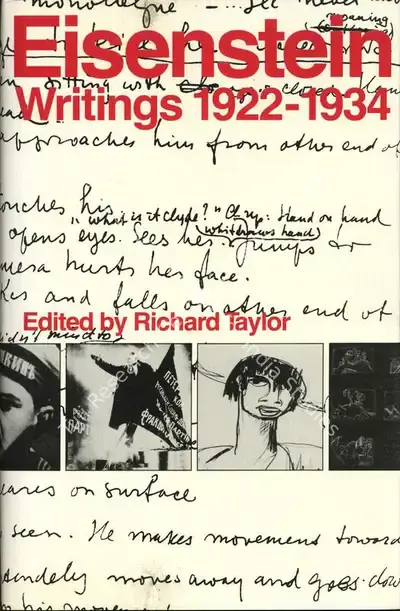 Richard Taylor (Editor), S. M. Eisenstein Selected Works, 1988, Edited Book