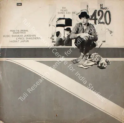 Raj Kapoor (Producer), Shree 420, 1955, Record Cover