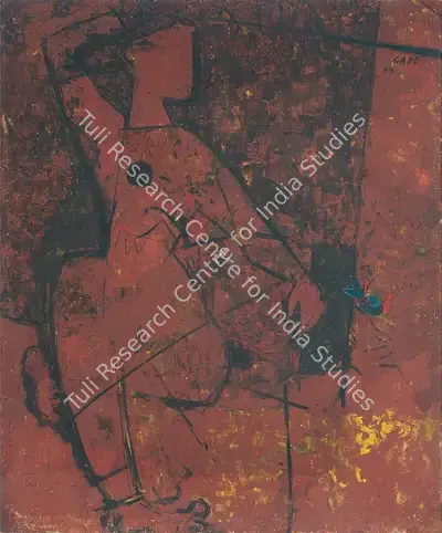 H.A. Gade (Artist), Figure, 1955, Painting
