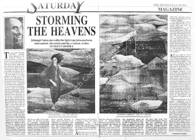 Suneet Chopra (Writer), Storming the heavens , 1993, Magazine Clipping
