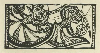 Chittaprosad (Artist), Untitled, Graphic Art