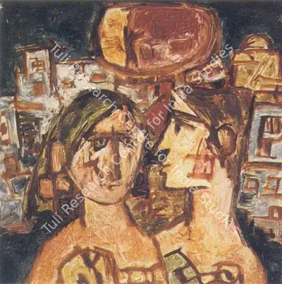 Laxman Shreshtha (Artist), Untitled, 1963, Painting