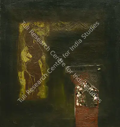 J. Swaminathan (Artist), The Sing & the Alter, 1964, Painting