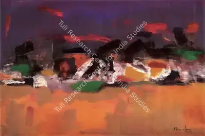 K.M. Adimoolam (Artist), Untitled, 2005, Painting