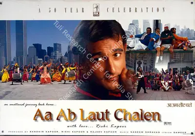 Rajeev Kapoor (Producer), Aa Ab Laut Chalen, 1999, Lobby Card