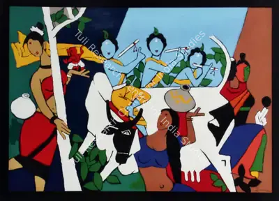 M.F. Husain (Artist), Untitled, Graphic Art