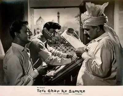 Dev Anand (Producer), Tere Ghar Ke Samne, 1963, Lobby Card