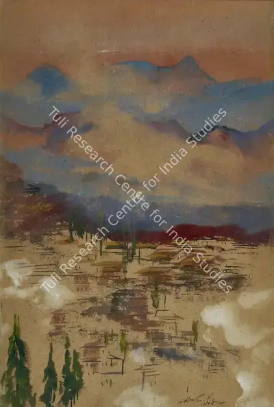 Gopal Ghose (Artist), Untitled, 1950, Painting