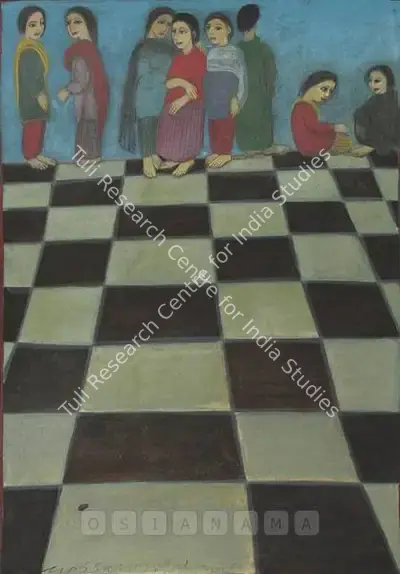 Gogi Saroj Pal (Artist), Untitled, 1990, Painting