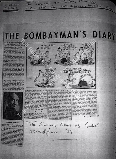 The Bombayman's diary, 1969, Newspaper Clipping