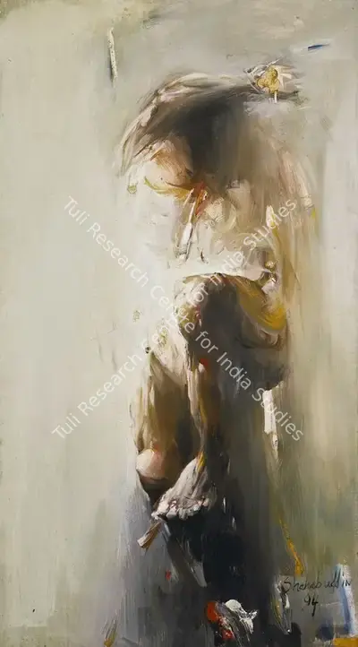 Saifuddin Ahmed (Artist), Untitled, 1994, Painting