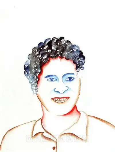 Bhupen Khakhar (Artist), Sachin, 1994, Painting