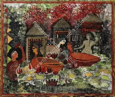 Jayshri Burman (Artist), Untitled, 1997, Painting