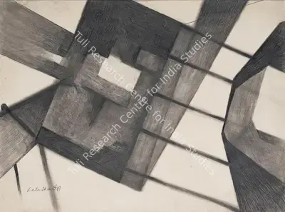Lalu Prasad Shaw (Artist), Untitled, 1977, Drawing