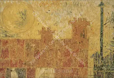 Pai, Laxman (Artist). House (Paris). Oil on canvas, 1954 | Painting  | 00881120