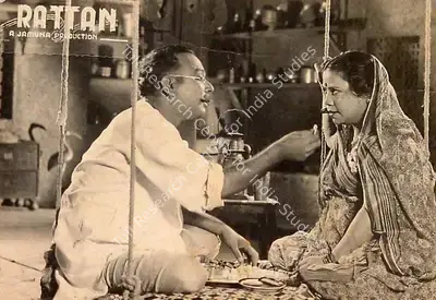 Dwarka Divecha (Cinematographer), Rattan, 1944, Lobby Card