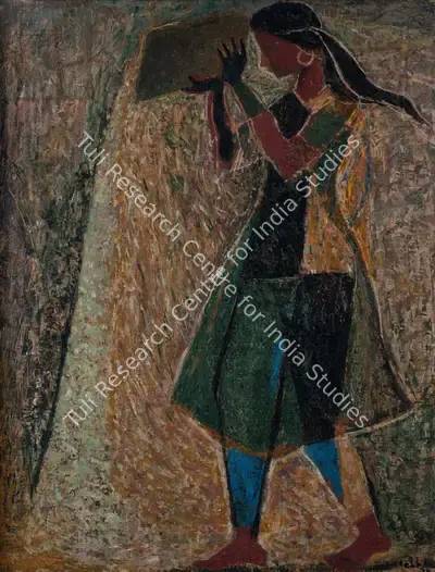 K.K. Hebbar (Artist), Untitled, 1958, Painting