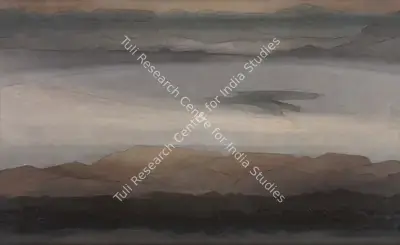 Jehangir Sabavala (Artist), The Long Dark Land, 1971, Painting