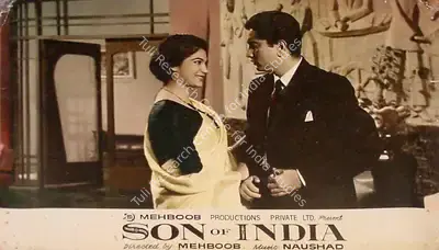 Mehboob (Producer), Son Of India, 1962, Lobby Card