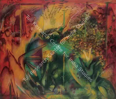 G.M. Sheikh (Artist), Sursagar, 1987, Painting