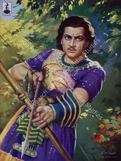 S.M. Pandit (Artist), Pandit, S.M. (Artist), Chandramohan | Oleograph, July 1943, Oleograph