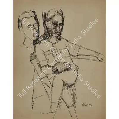 Ramkumar (Artist), Untitled, 1950, Painting