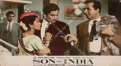 Mehboob (Producer), Son Of India, 1962, Lobby Card