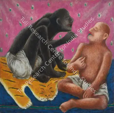 Ambalal, Amit (Artist). Disciple Disagrees, 1986 | Painting, Pu.Mum/18.11.21, 2021 · Pundole