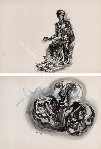 Piraji Sagara (Artist), Untitled, 1983, Drawing