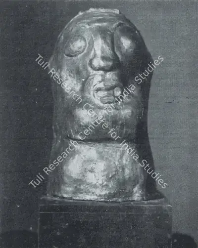 S. Dhanapal (Artist), Head of Christ, 1958, Sculpture