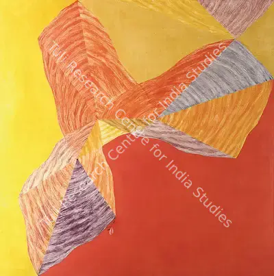 J. Swaminathan (Artist), Perception Xv, 1972, Painting