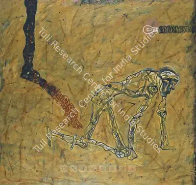 Das, Amitava (Artist). Somalia. Acrylic and oil on canvas, 1993 | Painting | FineArts | 00597877
