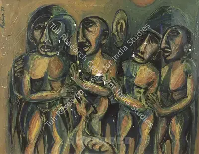 Rabin Mondal (Artist), Untitled, 1989, Painting