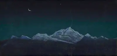 Nicholas Roerich (Artist), Himalayas, Sikkim, 1929, Painting