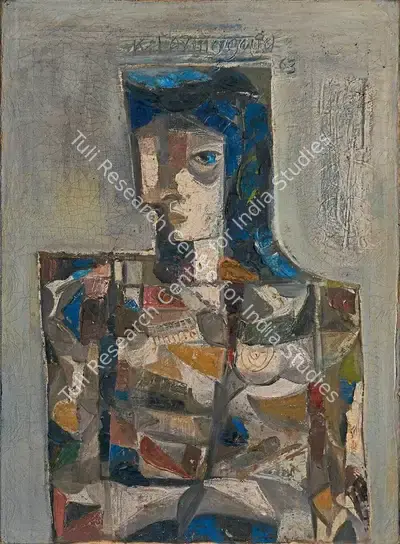 Goud, K. Laxma (Artist). Untitled, 1963 | Painting, AG.Onl/12.12.23, 2023 · Asta Guru