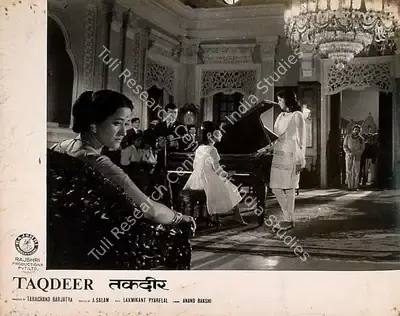 Tarachand Barjatya (Producer), Taqdeer, 1967, Lobby Card